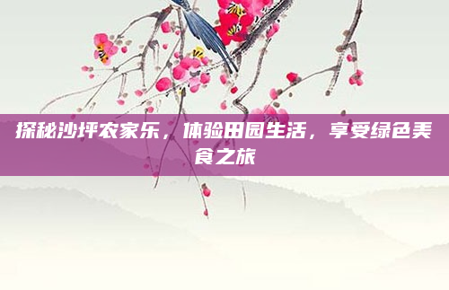 探秘沙坪农家乐,体验田园生活,享受绿色美食之旅