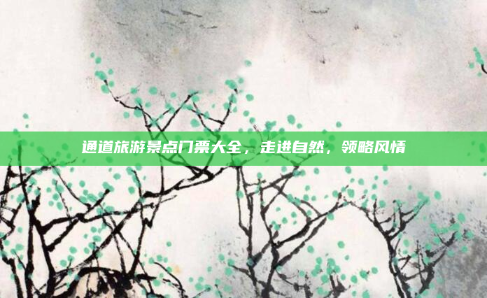 通道旅游景点门票大全,走进自然,领略风情