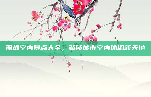 深圳室内景点大全,解锁城市室内休闲新天地