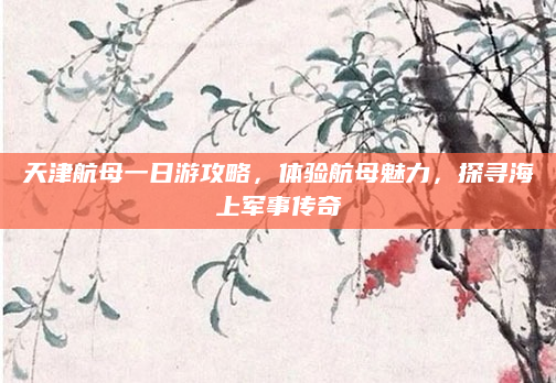 天津航母一日游攻略,体验航母魅力,探寻海上军事传奇