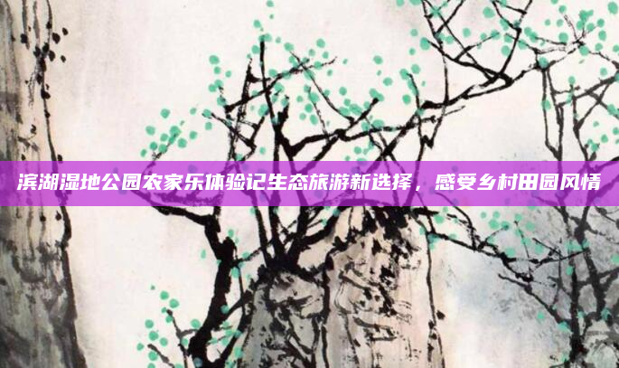 滨湖湿地公园农家乐体验记生态旅游新选择，感受乡村田园风情