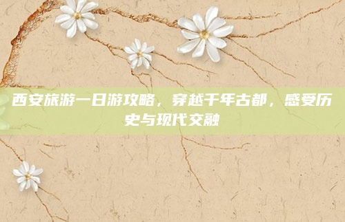 西安旅游一日游攻略，穿越千年古都，感受历史与现代交融