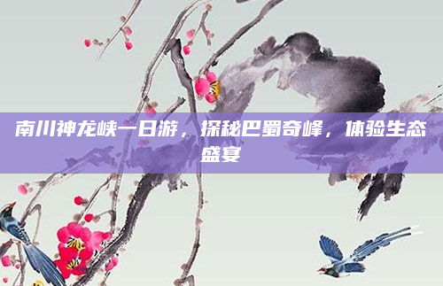 南川神龙峡一日游,探秘巴蜀奇峰,体验生态盛宴