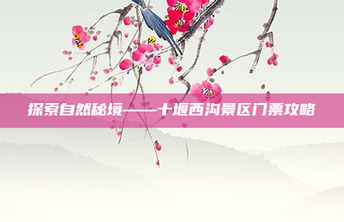 探索自然秘境——十堰西沟景区门票攻略