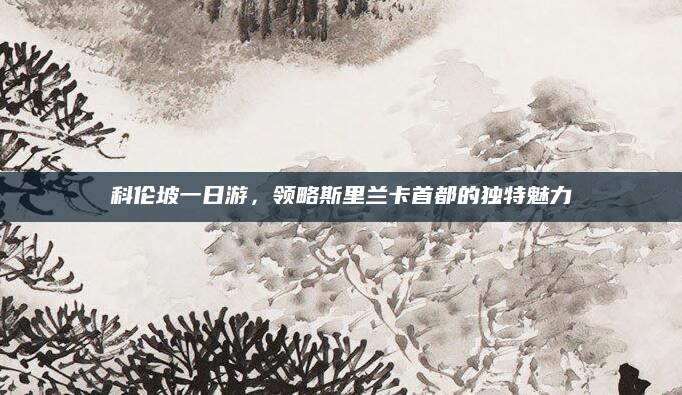 科伦坡一日游,领略斯里兰卡首都的独特魅力