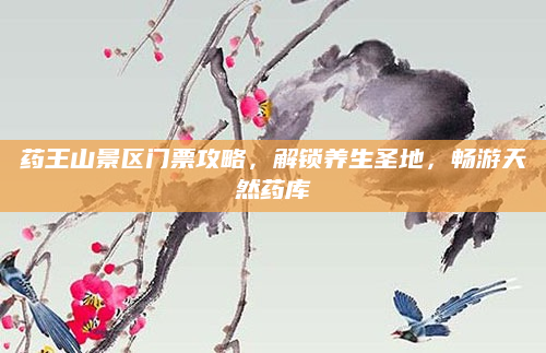 药王山景区门票攻略,解锁养生圣地,畅游天然药库