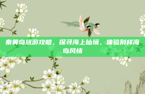 秦黄岛旅游攻略,探寻海上仙境,体验别样海岛风情