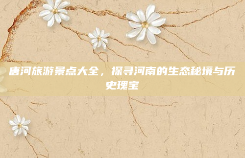唐河旅游景点大全,探寻河南的生态秘境与历史瑰宝
