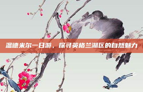 温德米尔一日游,探寻英格兰湖区的自然魅力
