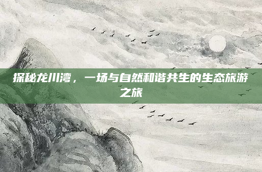 探秘龙川湾，一场与自然和谐共生的生态旅游之旅