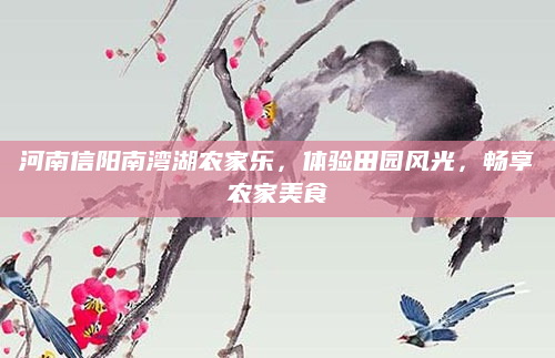 河南信阳南湾湖农家乐,体验田园风光,畅享农家美食