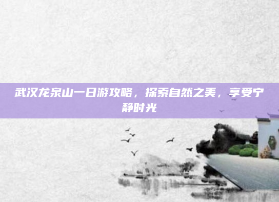 武汉龙泉山一日游攻略,探索自然之美,享受宁静时光