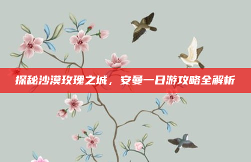 探秘沙漠玫瑰之城,安曼一日游攻略全解析