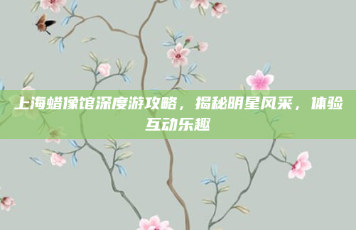 上海蜡像馆深度游攻略,揭秘明星风采,体验互动乐趣