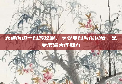 大连海边一日游攻略,享受夏日海滨风情,感受浪漫大连魅力