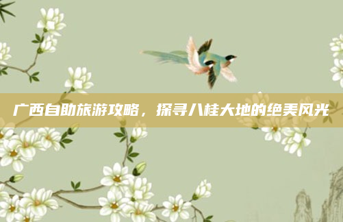 广西自助旅游攻略,探寻八桂大地的绝美风光