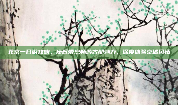 北京一日游攻略,康辉带您畅游古都魅力,深度体验京城风情