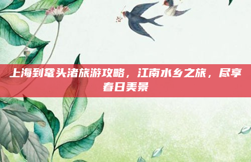上海到鼋头渚旅游攻略,江南水乡之旅,尽享春日美景