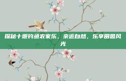探秘十堰钓鱼农家乐，亲近自然，乐享田园风光