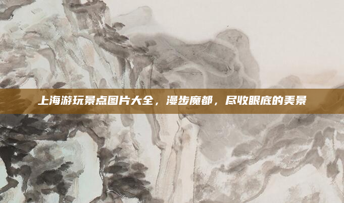 上海游玩景点图片大全,漫步魔都,尽收眼底的美景