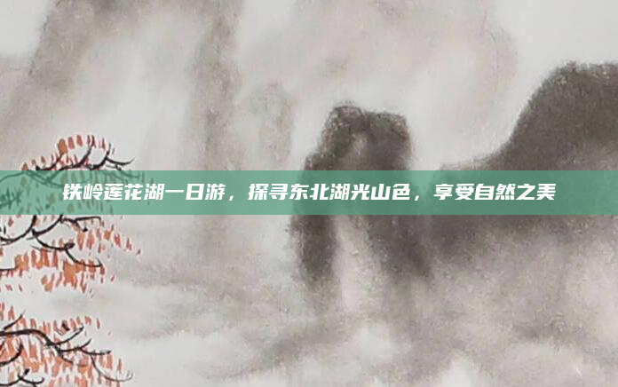 铁岭莲花湖一日游,探寻东北湖光山色,享受自然之美