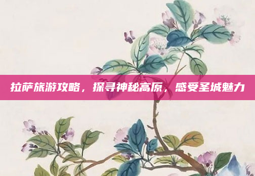 拉萨旅游攻略，探寻神秘高原，感受圣城魅力