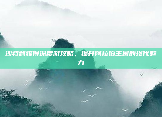 沙特利雅得深度游攻略,揭开阿拉伯王国的现代魅力