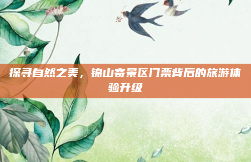 探寻自然之美，锦山寄景区门票背后的旅游体验升级