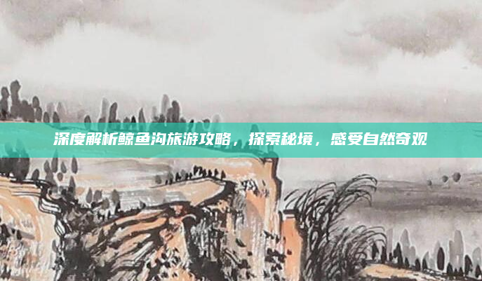 深度解析鲸鱼沟旅游攻略，探索秘境，感受自然奇观