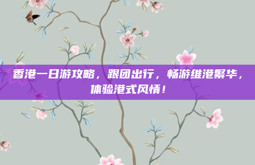 香港一日游攻略,跟团出行,畅游维港繁华,体验港式风情!
