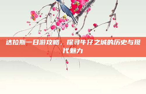 达拉斯一日游攻略，探寻牛仔之城的历史与现代魅力