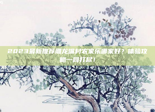 2023最新推荐雕龙嘴村农家乐哪家好？体验攻略一网打尽！