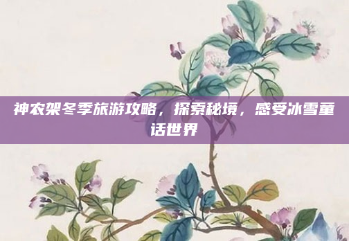 神农架冬季旅游攻略,探索秘境,感受冰雪童话世界