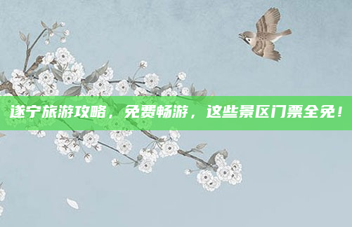 遂宁旅游攻略,免费畅游,这些景区门票全免!