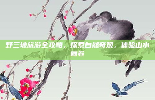野三坡旅游全攻略,探索自然奇观,体验山水画卷