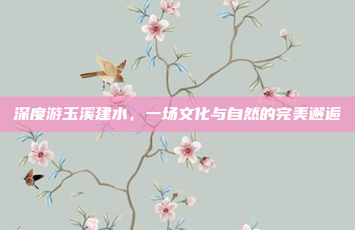 深度游玉溪建水,一场文化与自然的完美邂逅
