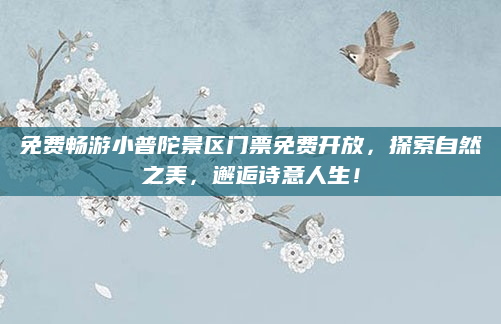 免费畅游小普陀景区门票免费开放,探索自然之美,邂逅诗意人生!