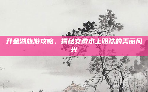 升金湖旅游攻略，揭秘安徽水上明珠的美丽风光