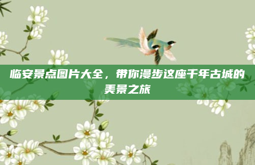 临安景点图片大全,带你漫步这座千年古城的美景之旅