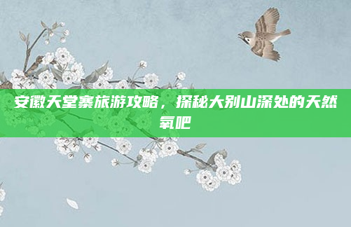 安徽天堂寨旅游攻略，探秘大别山深处的天然氧吧