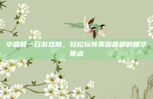 华盛顿一日游攻略,轻松玩转美国首都的精华景点