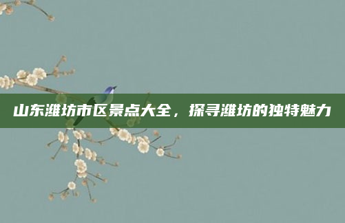 山东潍坊市区景点大全,探寻潍坊的独特魅力