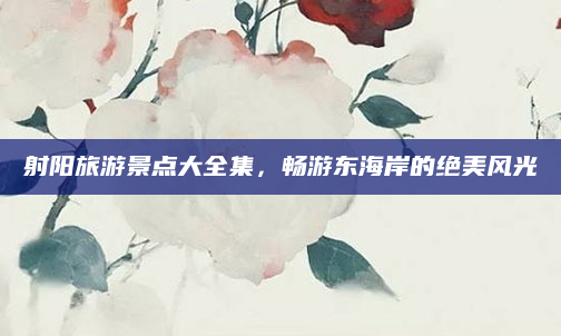 射阳旅游景点大全集，畅游东海岸的绝美风光