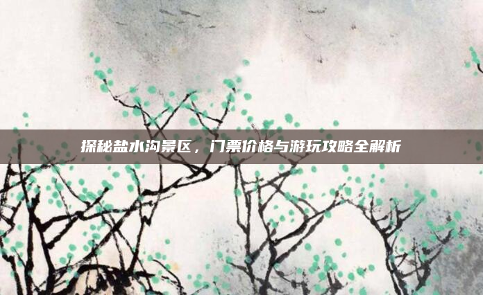 探秘盐水沟景区，门票价格与游玩攻略全解析