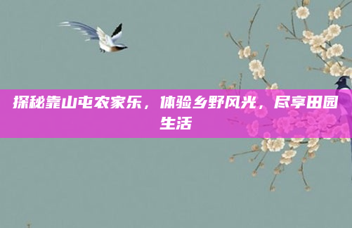 探秘靠山屯农家乐，体验乡野风光，尽享田园生活