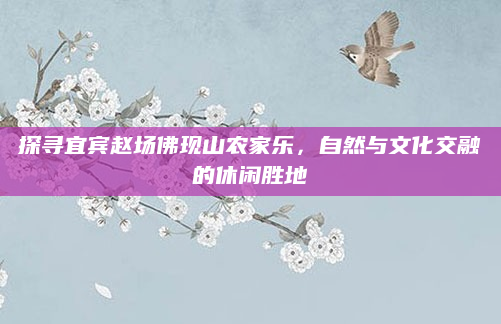 探寻宜宾赵场佛现山农家乐，自然与文化交融的休闲胜地