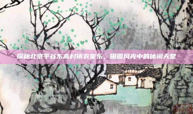探秘北京平谷东高村镇农家乐,田园风光中的休闲天堂