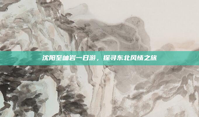 沈阳至岫岩一日游,探寻东北风情之旅