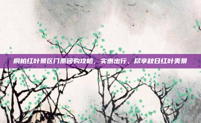 桐柏红叶景区门票团购攻略，实惠出行，尽享秋日红叶美景