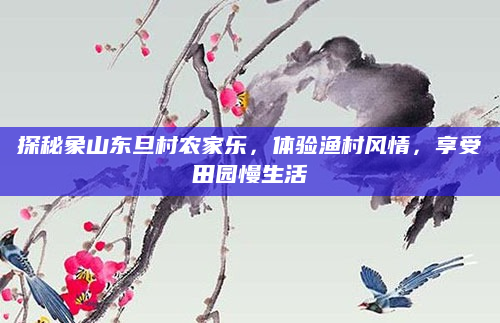 探秘象山东旦村农家乐，体验渔村风情，享受田园慢生活